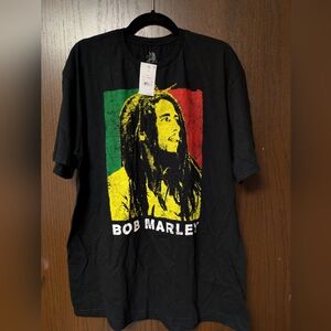 Bob Marley Men's T-Shirt Size XL Black NWT Short Sleeve Graphic Tee